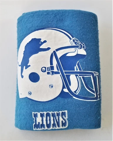vintage DETROIT LIONS NFL STADIUM LAP BLANKET sports sofa bed Cover