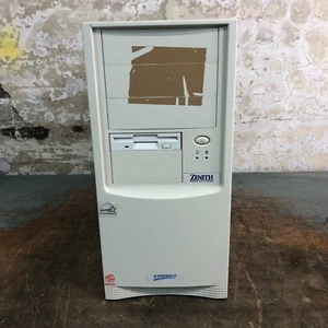 Vintage Zenith Z-Station GT PC Computer Pentium CPU w/HDD & Drives (Powers On) - Picture 1 of 18