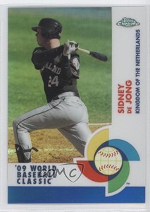 2009 Topps Chrome World Baseball Classic Blue Refractor /199 Sidney de Jong #W64