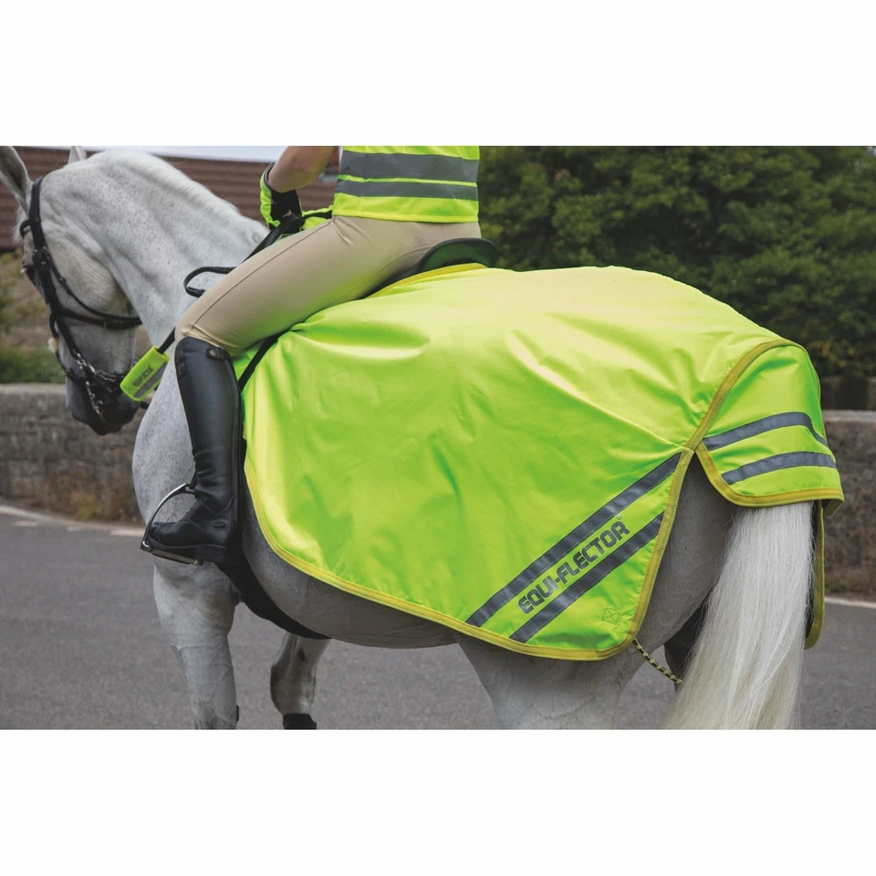 Shires Equiflector Waterproof Exercise Sheet Yellow - Image 1 of 1