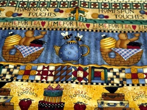 4 Remnants Vtg Fabrics -  Mumm Moda Mumm? Kim Schaefer/Erlanger - Picture 1 of 15