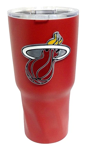 Miami Heat Twist Tumbler 30 oz Vacuum Insulated Beverage Cup Cover
