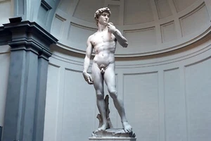 OBRA DE ARTE DE MICHELANGELO 4x6 POSTAL IMPRESA brillante - Imagen 1 de 2