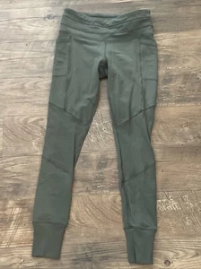 Leggings jogger aderenti Athleta Excursion donna taglia S verde vita media 153393-03 - Foto 1 di 5