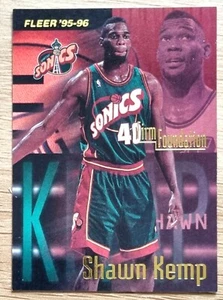 1995-96 NBA Fleer Firm Foundation #344 Shawn Kemp - Sonics - Picture 1 of 2