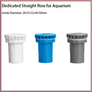 PVC Tank Connector/Bulkhead Adhesive Pipe Fitting For Aquariums Color 20mm~50mm - Picture 1 of 17
