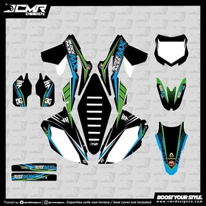 Kit Grafiche adesivi in crystal per KAWASAKI  KXF 250 450 2013 2014 2015 2016 - Imagen 1 de 1