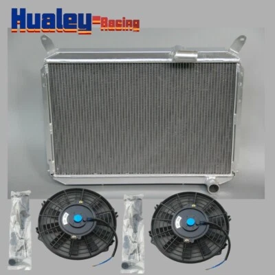 3Row Aluminum Radiator &Fan For 1984-1988 Nissan 300ZX Z31 VG30 1987 #CU762 - Image 1 of 4