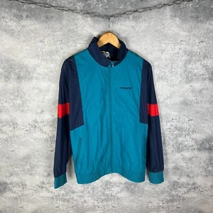 Men’s Vintage Adidas Track Jacket Multicolor Cotton Polyester Size M - Picture 1 of 7