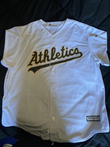 Majestic Oakland Athletics Cool Base Jersey Men’s Size XL New In Factory Bag Cover
