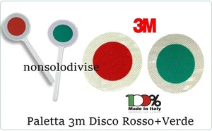 Palette Signalétique Routier Disque Rouge + Vert Classe III° Neutre 3M original - Photo 1/1