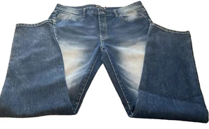 SOUTHPOLE Dark Wash Distress Stretch Men’s Jeans 36x32 actual 36x31 Y2K Skate - Picture 1 of 23