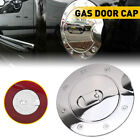 Fuel Tank Gas Cap Cover Door Trim For Chevy Silverado / GMC Sierra 07-14 Chrome