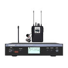 UHF Wireless in Ear Stereo Monitor System for Stage,Transmitter with Bodyapck