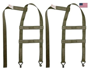 Demco Wheel Basket Straps with J-Hook Black USA Sewn | Premium | Pack of 2 - Picture 1 of 2