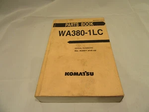 Cargador de ruedas Komatsu WA380-1LC LIBRO DE PIEZAS MANUAL serie A5001 y superior - Imagen 1 de 9