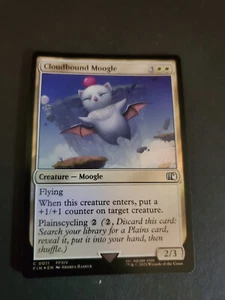 Cloudbound Moogle (Common Foil) #11 Final Fantasy MTG Near Mint - Picture 1 of 2