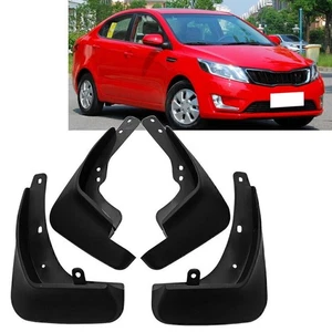 4x Protector contra salpicaduras moldeado delantero y trasero Deluxe apto para KIA RIO UB 2012-2017 - Imagen 1 de 9