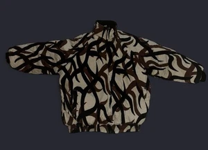 Vintage Asat Camo Quilt Lined Hunting Realtree Bomber Jacket Kids Boys Youth XL - Picture 1 of 4