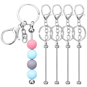 5 Piezas Llavero Metal Colgante Cuentas Llavero Varilla Cuentas Dije - Imagen 1 de 12
