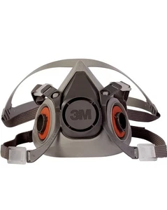 Máscara facial de protección respiratoria reutilizable 3M 6200 HALF FACE HECHA EN EE. UU. MED. - Imagen 1 de 1