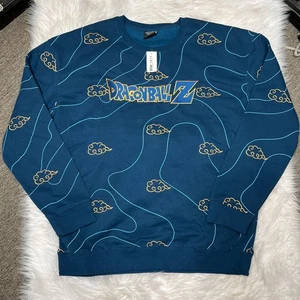 DRAGON BALL Z NIMBUS CLOUDS CREWNECK SWEATSHIRT SIZE 2X BOXLUNCH - Picture 1 of 5