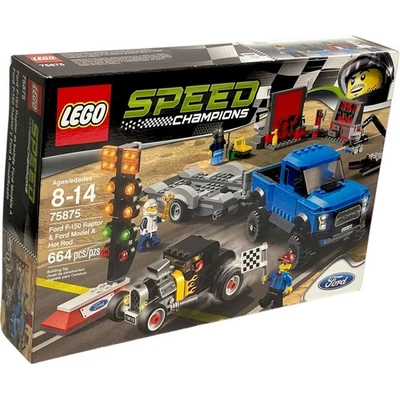 LEGO SPEED CHAMPIONS: Ford F-150 Raptor & Ford Model A Hot Rod (75875) - Image 1 of 4