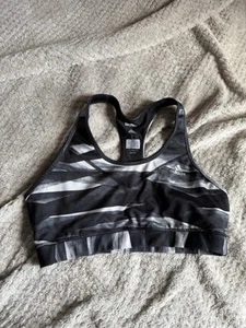Adidas Techfit Grey Women Sports Crop Top Size Large - Picture 1 of 5