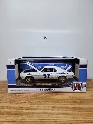 M2 Machines 1/24 1969 Chevrolet Camaro Z/28- Goodyear Road Race- NEW - Image 1 of 4