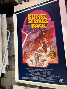 Star Wars RARE ESB 30x40 1982 Orig. vintage movie poster heavy stock rolled 425 - Picture 1 of 4