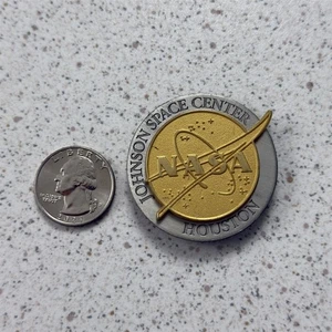 NASA Johnson Space Center Houston Texas Round Metal Souvenir Magnet #52811 - Picture 1 of 2
