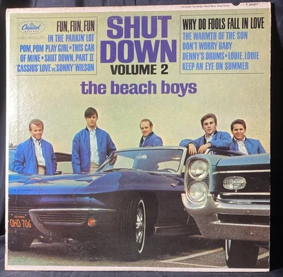 BEACH BOYS - Shut Down Volume 2   Album LP  VG Brian Wilson Capitol Records Org - Image 1 of 4