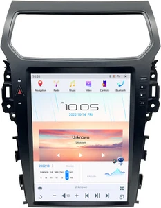 12.1" Tesla Style Car Radio Stereo Android Head Unit For Ford Explorer 2011-2019 - Picture 1 of 9
