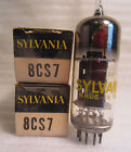 Lot Of 2 Sylvania 8CS7 Electronic Vacuum Radio Audio TV Tubes In Box NOS Vintage