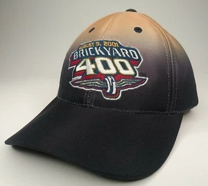 BRICKYARD 400 LOGO 2001 Nylon/Mesh Shiny Adjustable Hat Cap - Picture 1 of 6