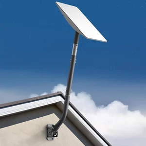 Adjustable Starlink Mounting Pole, 40'' Long Wall Mount for Standard Actuated an - Picture 1 of 8