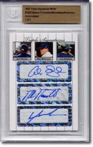 ALEX GORDON MIKE MOUSTAKAS Lars Anderson * Rookie Autograph BGS Auto RC 1/1 - Picture 1 of 1