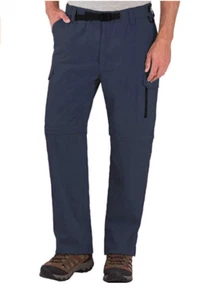 Pantalones y pantalones cortos cargo elásticos convertibles BC Clothing para hombre con bolsillos con cremallera sin precio base - Imagen 1 de 18