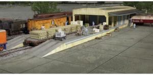 Walthers Cornerstone HO Scale Building/Structure Kit Open Air Transload Building - Picture 1 of 1