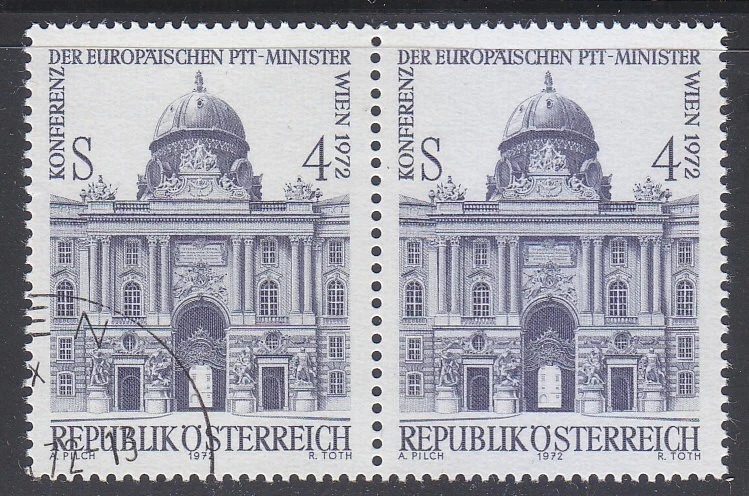 Austria 1972 MNH & CTO NH Mi 1385 Sc 920 St. Michael’s Gate, Royal Palace - Image 1 of 1