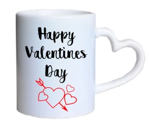 Happy Valentines Day Herzhenkel 11oz Tasse - Geschenkbox Valentinstag Geschenk Liebe Tasse - Bild 1 von 3
