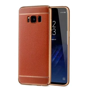Etui na telefon komórkowy do Samsung Galaxy A5 (2017) Futerał ochronny Backcover Bumper Etui Brązowe - Zdjęcie 1 z 5