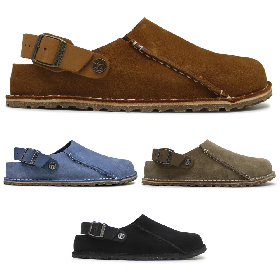 Birkenstock Unisex Sandals Lutry Premium Closed-Toe Buckle Slingback Suede - Image 1 of 1