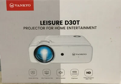 ⚡️Vankyo Leisure D30T Home Entertainment HD 430W Projector - Image 1 of 2