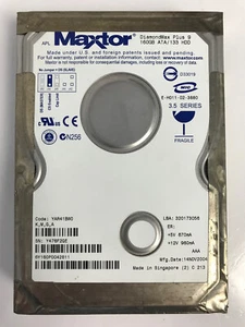 MAXTOR 6Y160P0042811 3,5" 160GB DIAMONDMAX PLUS 9 IDE FESTPLATTE - Bild 1 von 4
