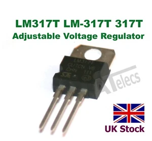 LM317T LM-317T 317T verstellbarer Spannungsregler, 2er-Packungen oder 10er, TO-220 - Bild 1 von 2