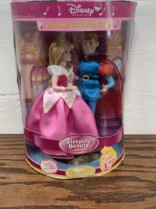 Disney Sleeping Beauty Porcelain Doll "Dancing With My Prince" Musical Base - Picture 1 of 6