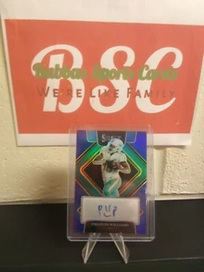 2021 Panini Select Signatures Blue Prizm 92/99 Preston Williams #SIP-PWI Auto - Picture 1 of 5