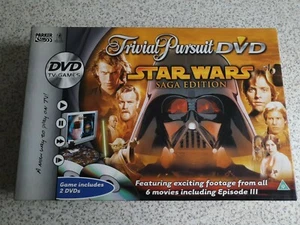 *Sealed Questions* Trivial Pursuit Star Wars Saga Edition 2005 DVD Game - Picture 1 of 9