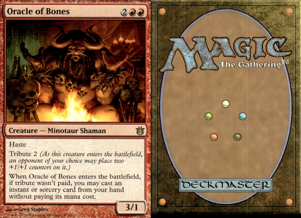Magic the Gathering -MTG- Oracle of Bones  - Image 1 of 1